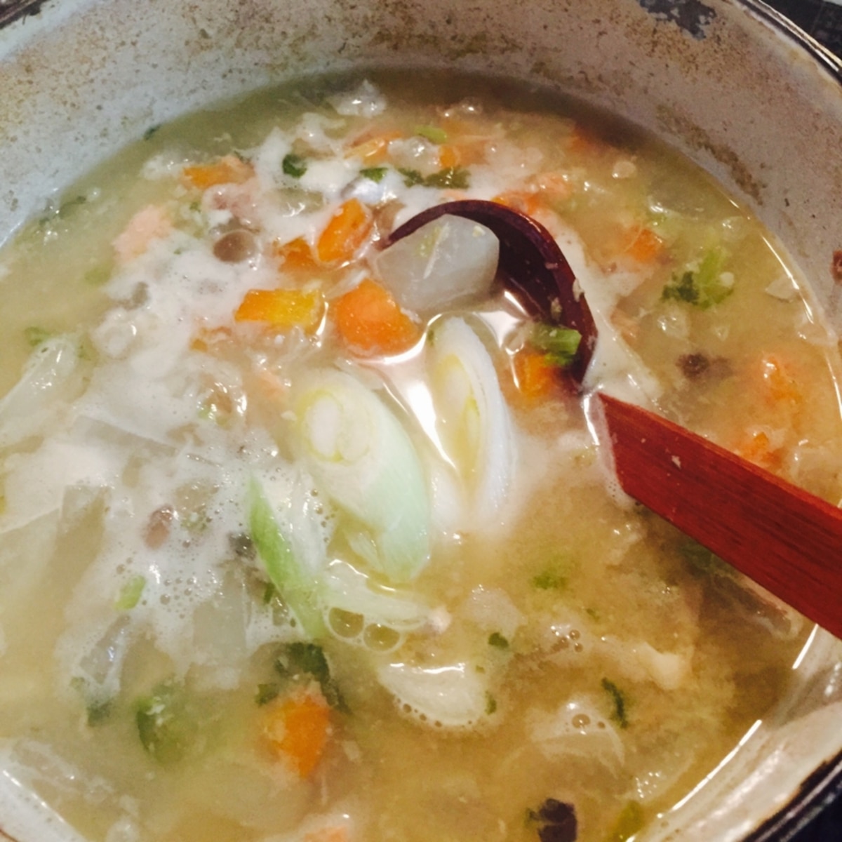 鮭の頭の石狩汁 レシピ 作り方 By みっふぃ1133 楽天レシピ 鮭の頭の石狩汁 レシピ 作り方 By みっふぃ1133 楽天レシピ